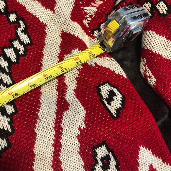 NWT Nasty Gal x Mink Pink Red Bandana Sweater - Picture 6 of 6